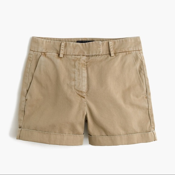 J.Crew High Rise Cotton Rayner Chino Short - Picture 3 of 11